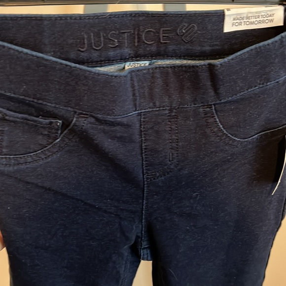 NWT Justice Stretchy Skinny Jeggings size 10 - Picture 5 of 5